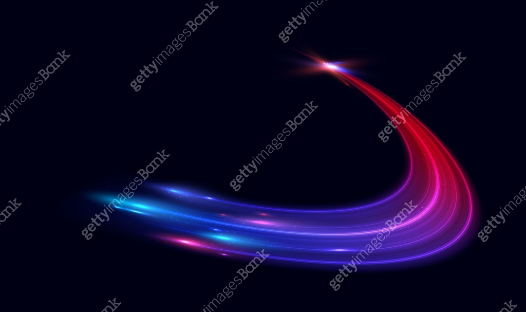 Modern abstract high-speed motion effect. Futuristic dynamic motion ...