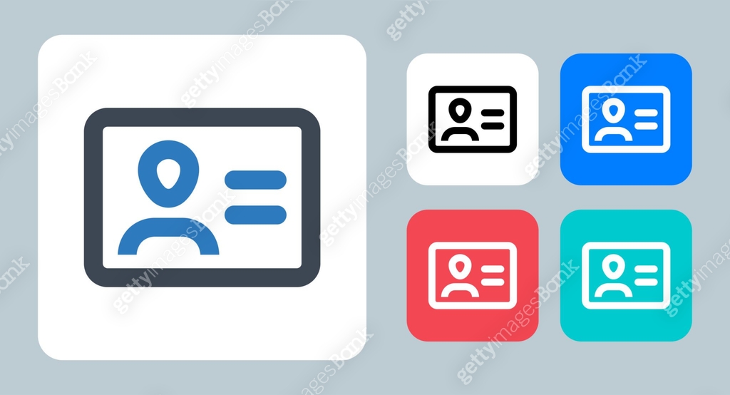 Id Card icon - vector illustration . Id, Identity, Card, business ...