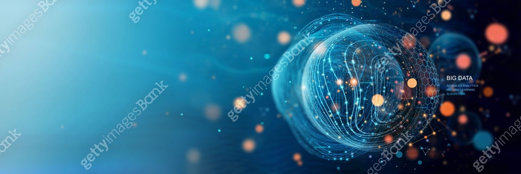 Big data visualization. Big data information group sorting. Machine ...