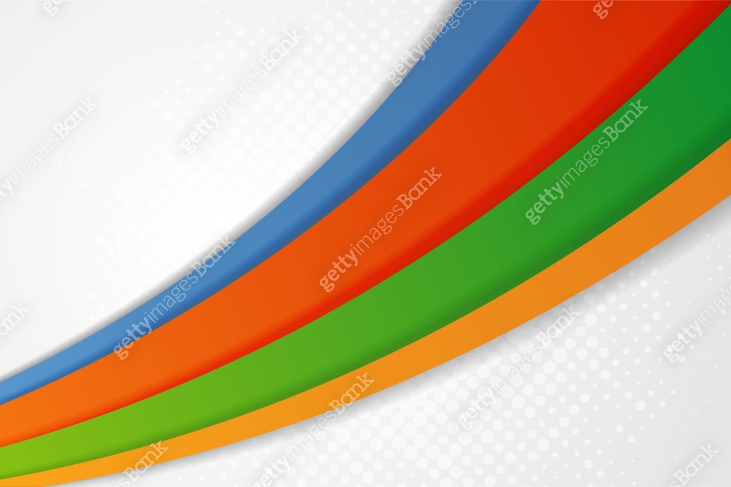 multiple colors of curve background design with halftone element 이미지 ...