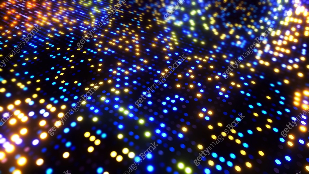 Abstract image of future digital information technology concept ...