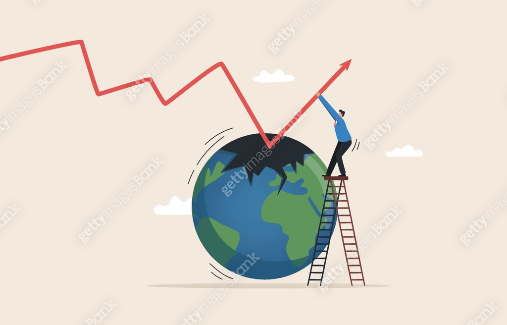 Problem Fall Into Crisis and solution. Solve financial and investment problems. economic ...