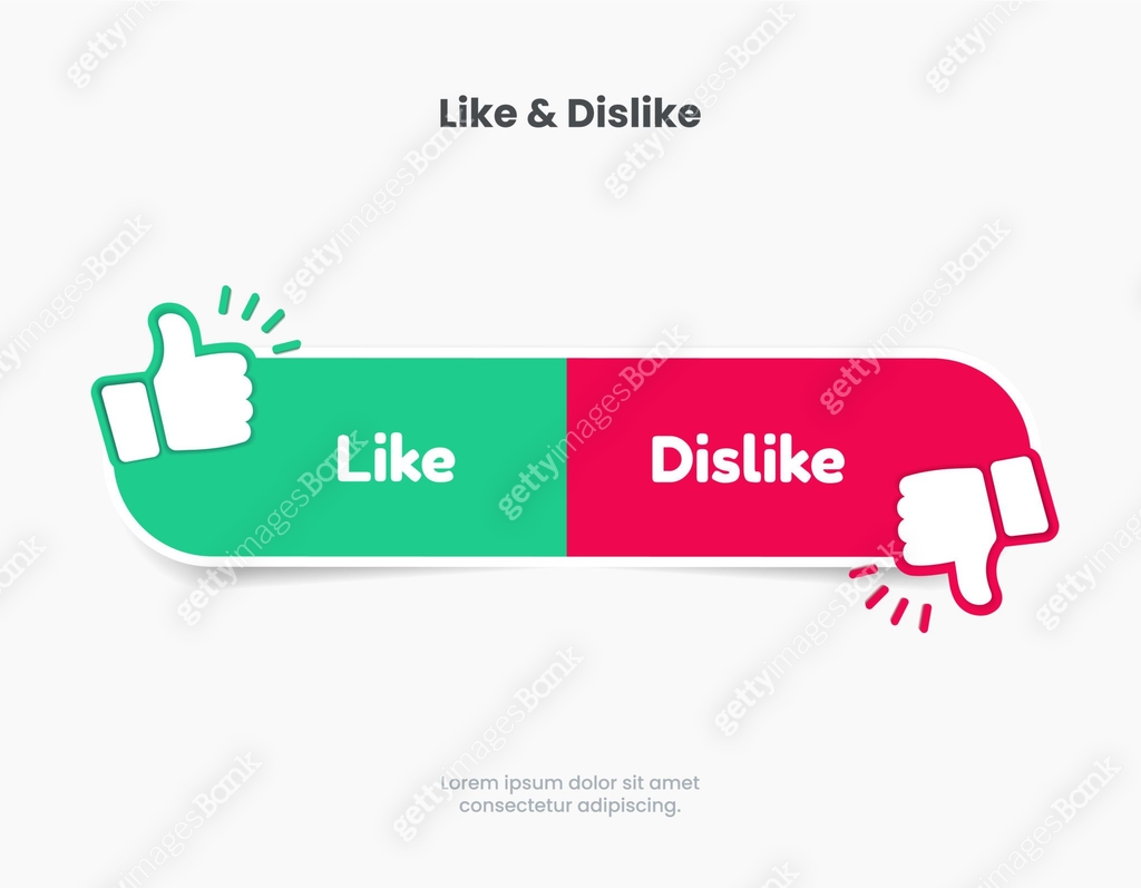Checkmark, confirm, approve, appreciate, like symbol. Decline, reject ...