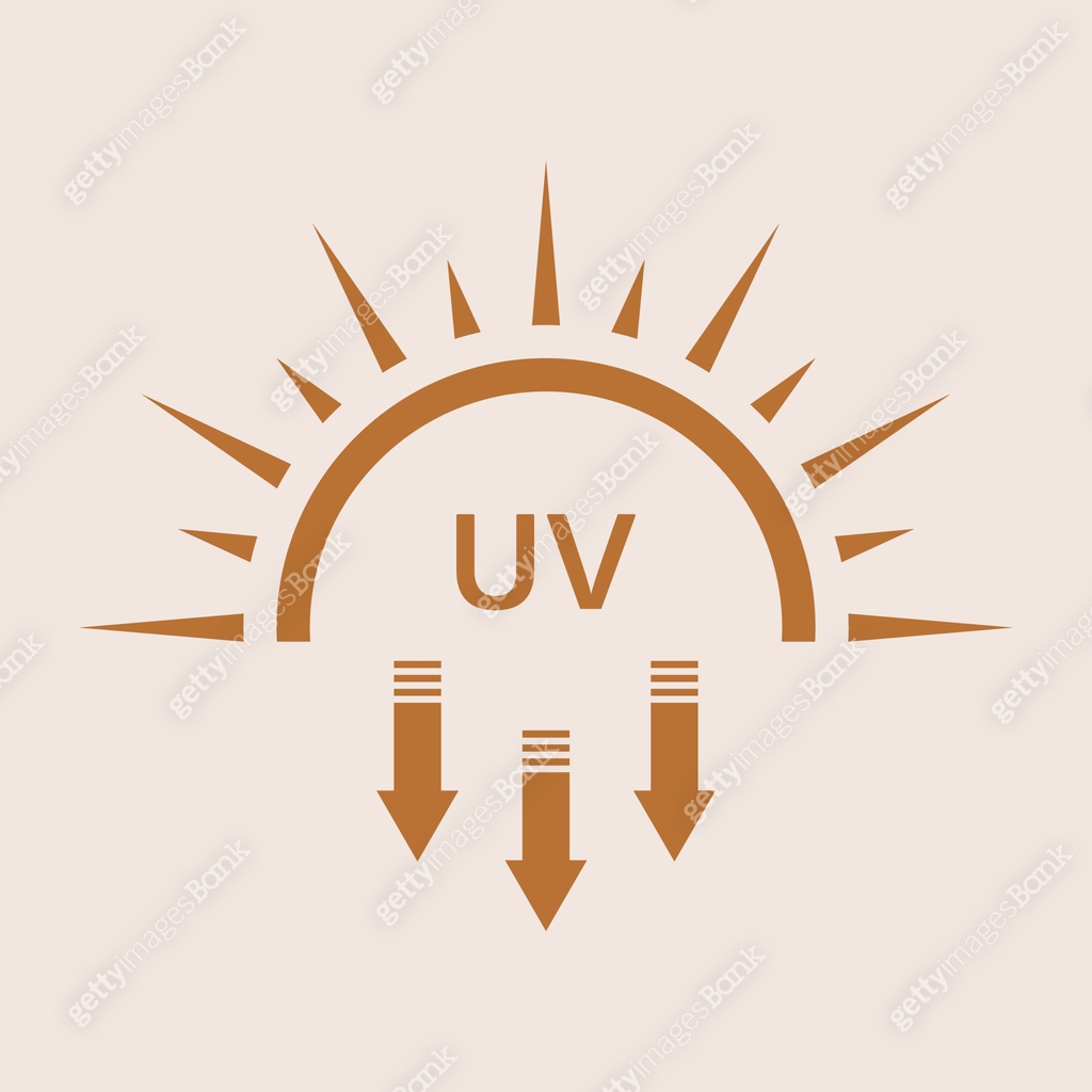 Ultraviolet Rays Silhouette Black Icon. Sun UV Arrow Protect Radiation ...