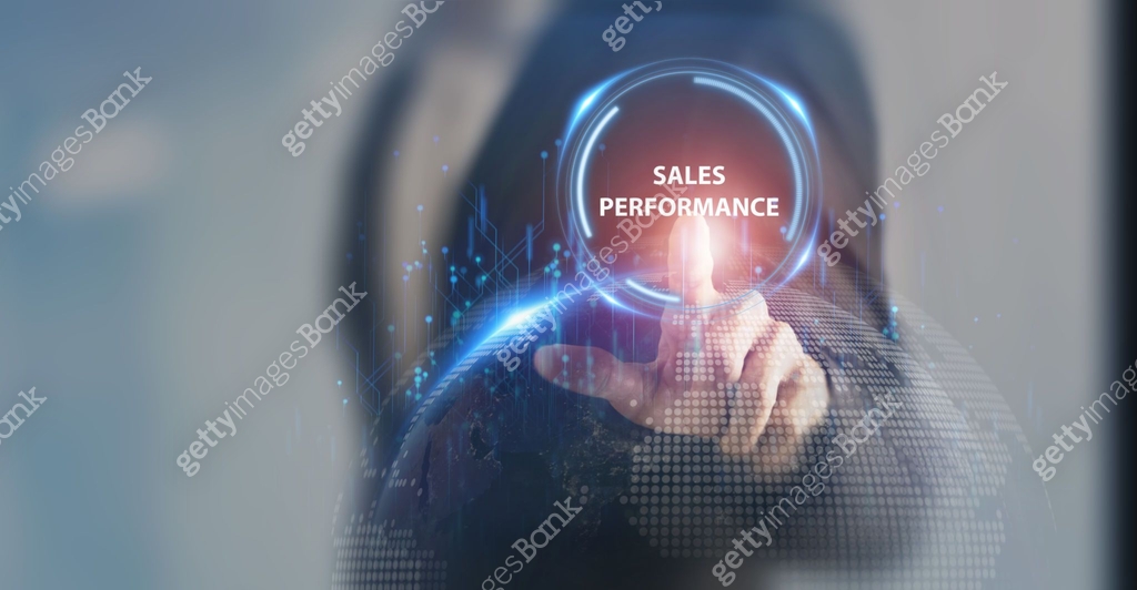 Sales performance management and report concept. Drive sales ...