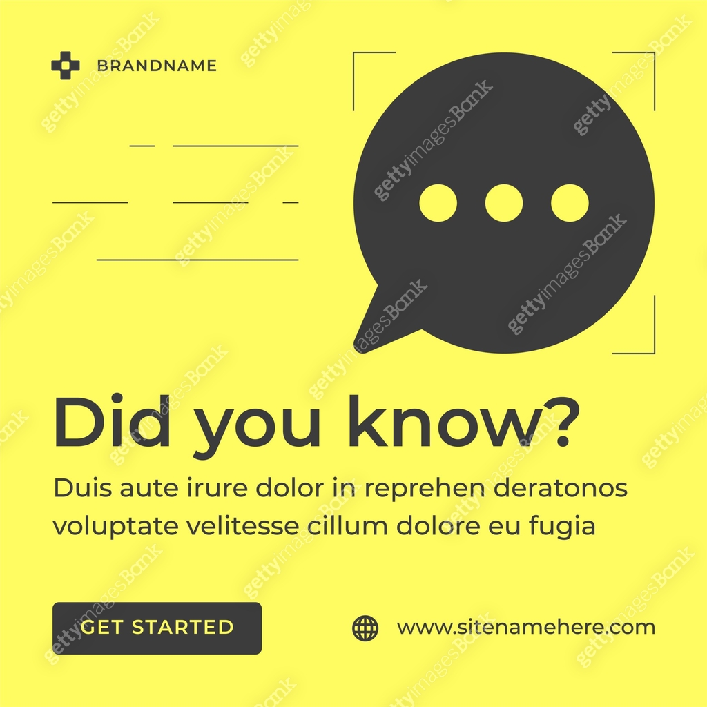 Did you know knowledge advice ask question speech bubble monochrome ...