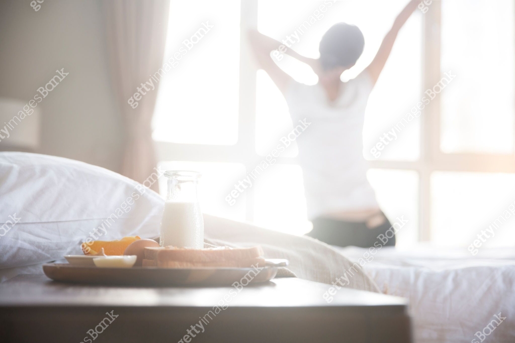 A well-rounded, protein-rich breakfast at bedside, a wonderful early ...