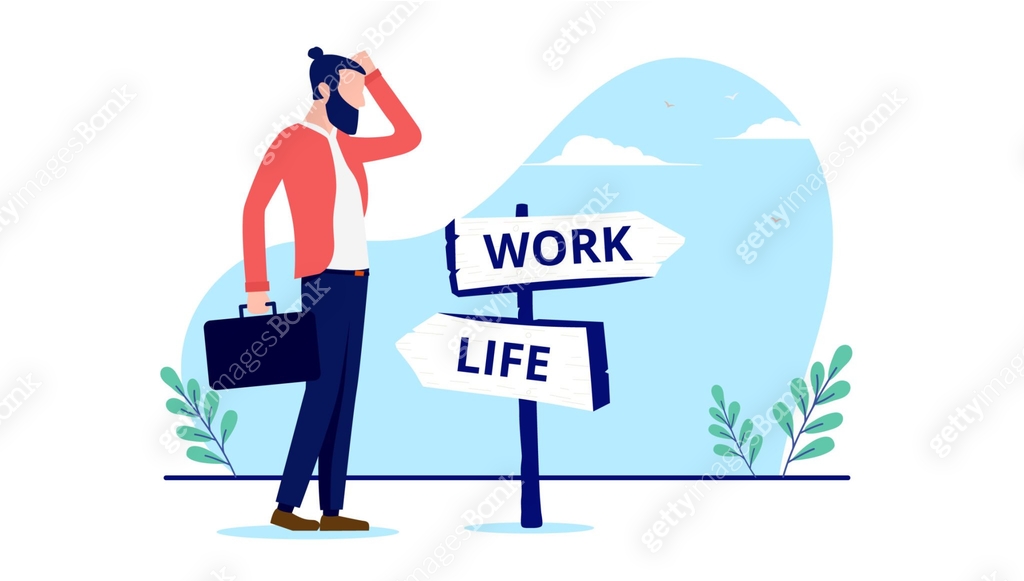 Work life balance problem 이미지 (1430972696) 일러스트, 무료 일러스트 - 게티이미지뱅크