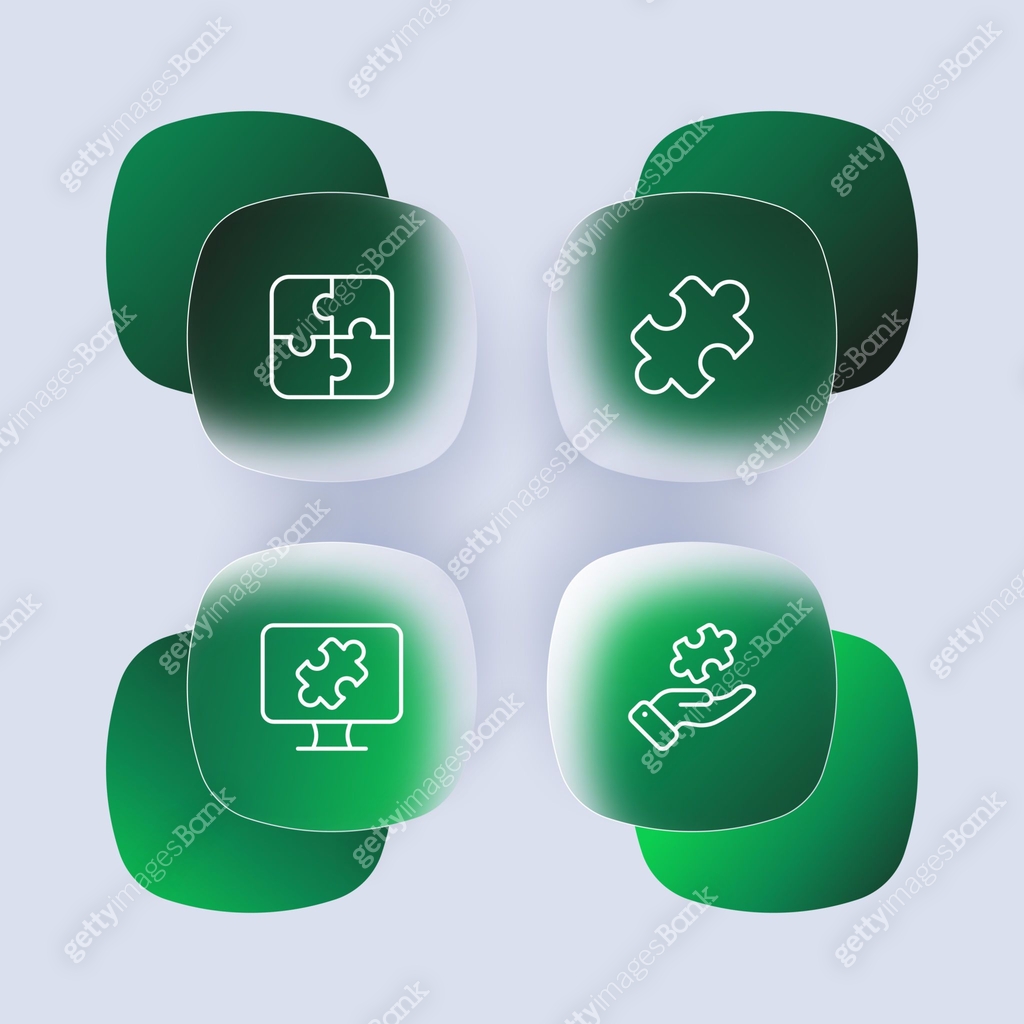 Solve Problem In Work Icon Solve problems set icon. Puzzles, perform tasks, work, question mark ...