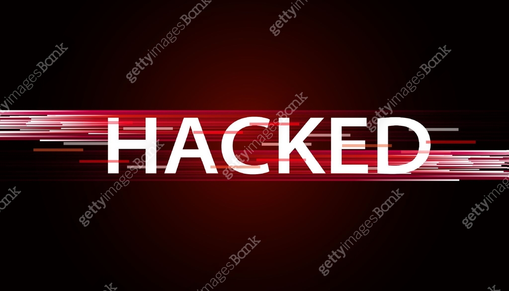 abstract word signal or are warned that it has been hacked by viruses ...