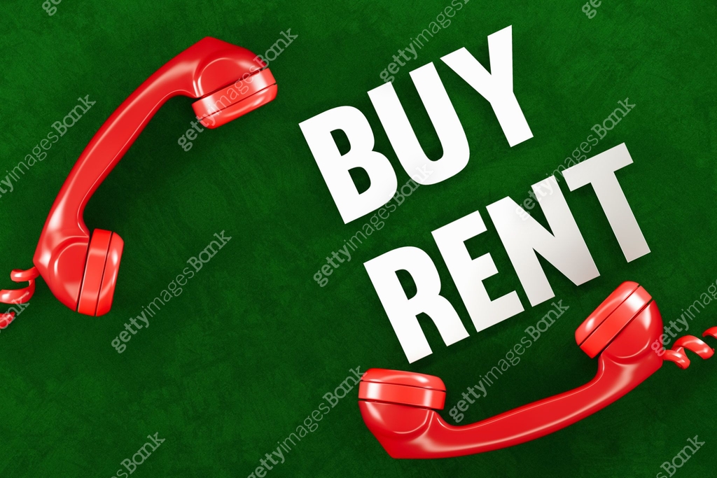 Buy and Rent Customer Service Concept with Retro Phones 이미지 (1440586526 ...