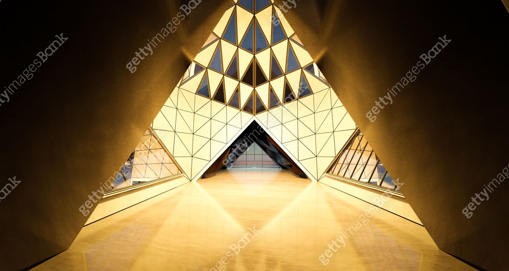 Contemporary triangle shape design modern Architecture building ...