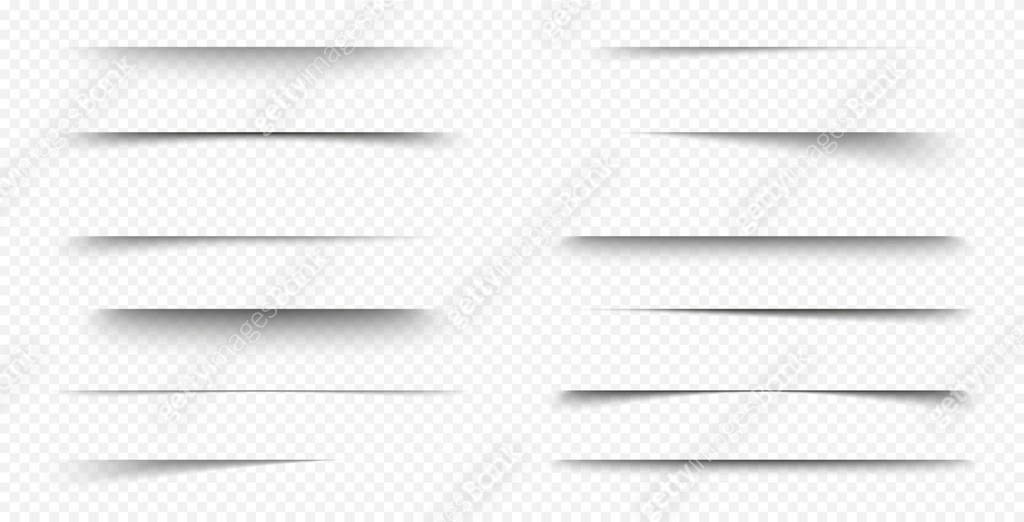 Shadow strips, realistic lines overlay effect set 이미지 (1458753658) 일러스트 ...