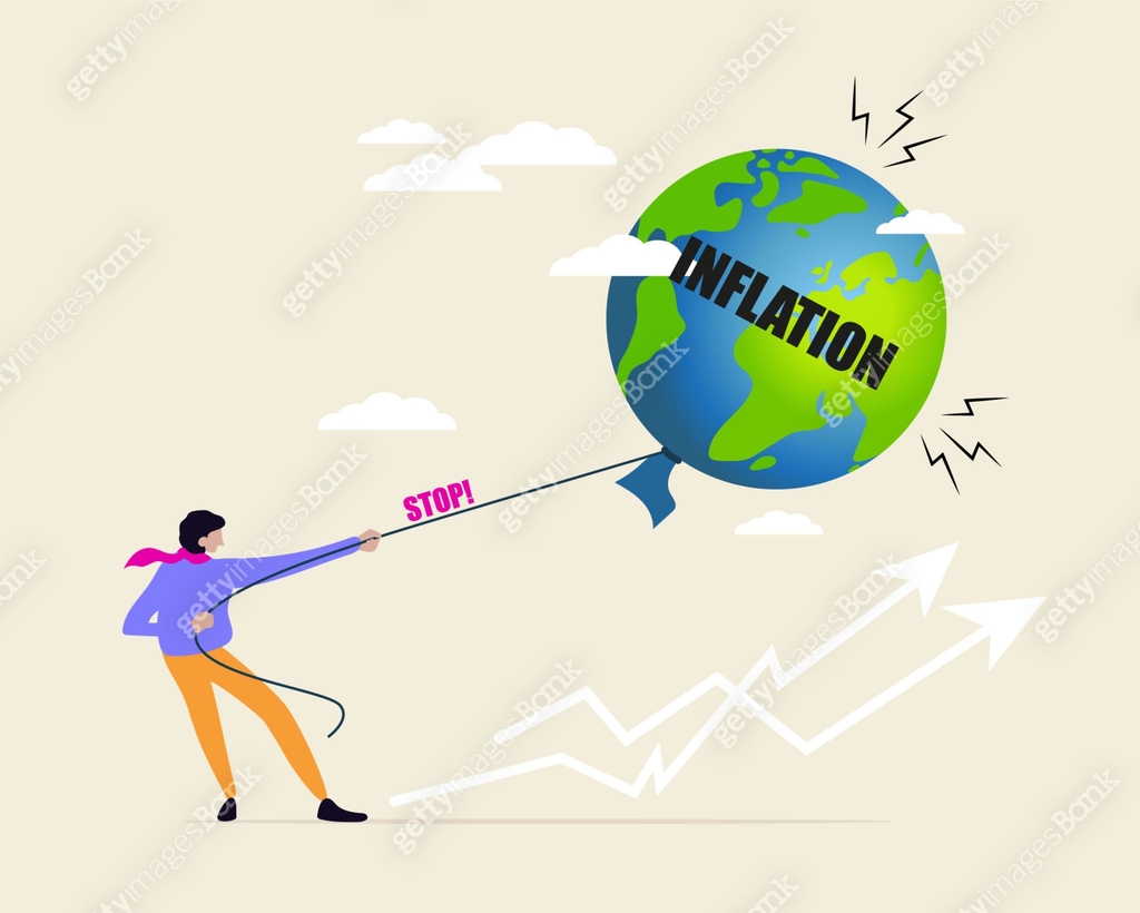 Stop Inflation. Risks of the global economy. 이미지 (1454177643) 일러스트, 무료 ...