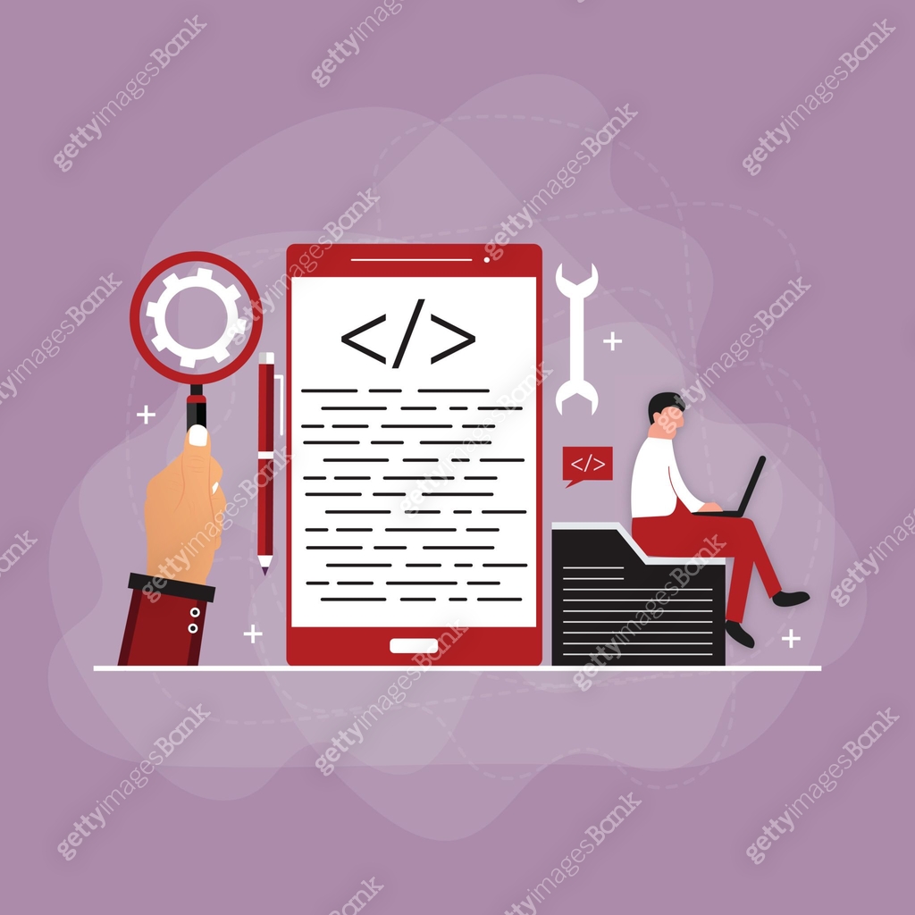Software Development Digitization Icon Software development, digital technology and modern solution 이미지 ...