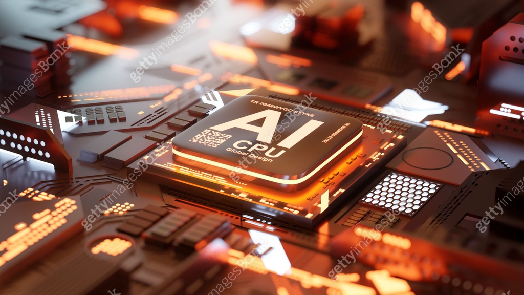 AI Artificial Intelligence Computer CPU Processor 이미지 (1475137382) 일러스트 ...