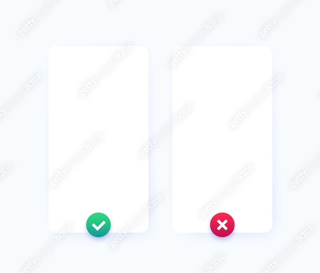 right and wrong banner, vector design 이미지 (1482711797) 일러스트, 무료 일러스트 ...