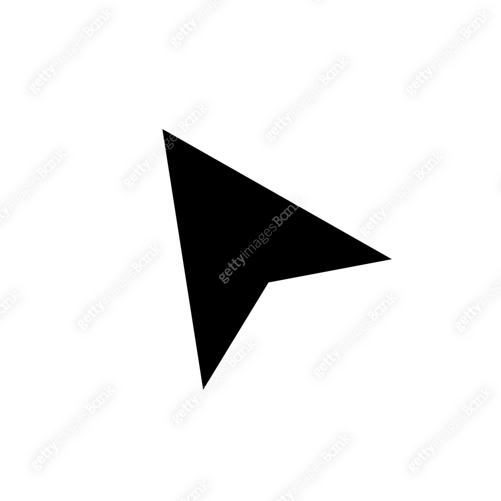Simple black cursor icon. Pointer. Vector. 이미지 (1478689341) 일러스트, 무료 ...
