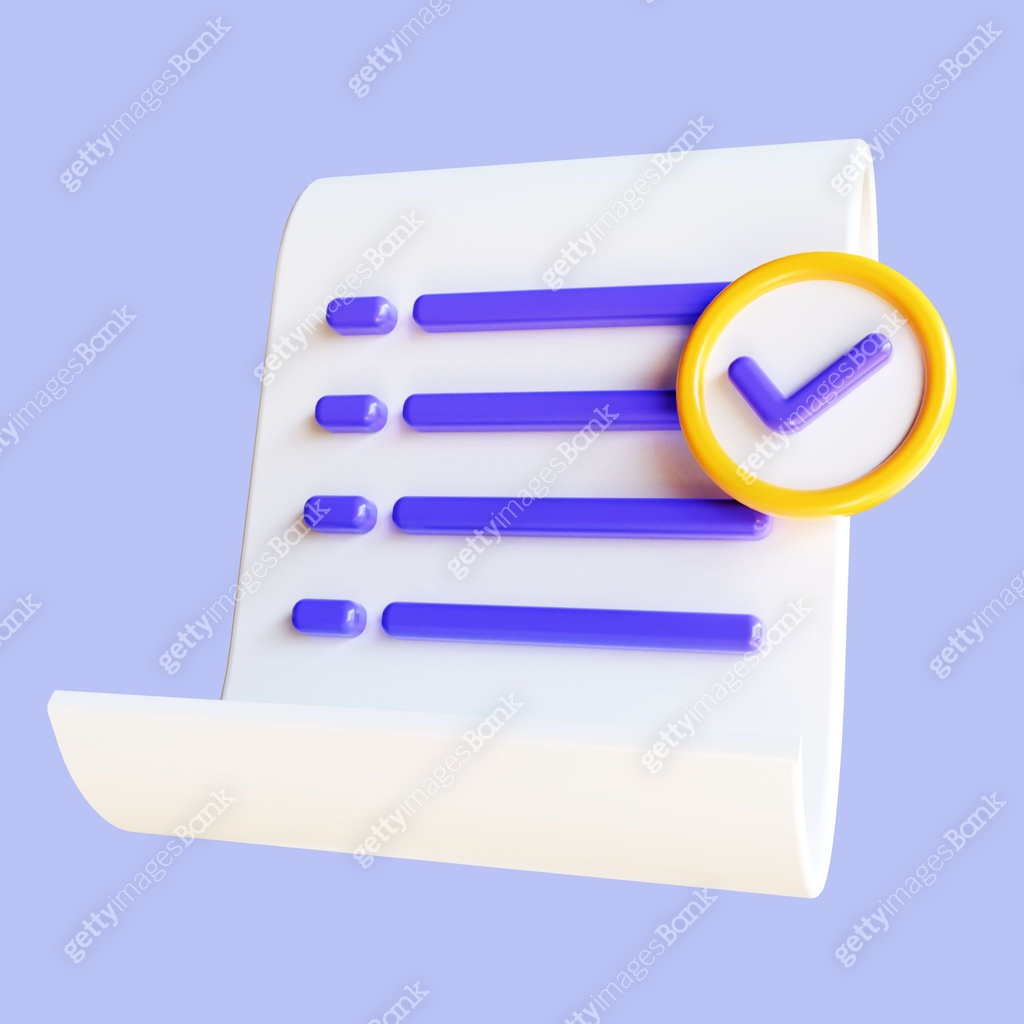 Successfully complete business assignments. Check icons. approve symbol ...