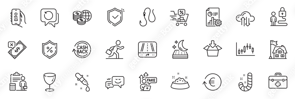 Icons pack as Building, Businessman run and Hook line icons. For web ...