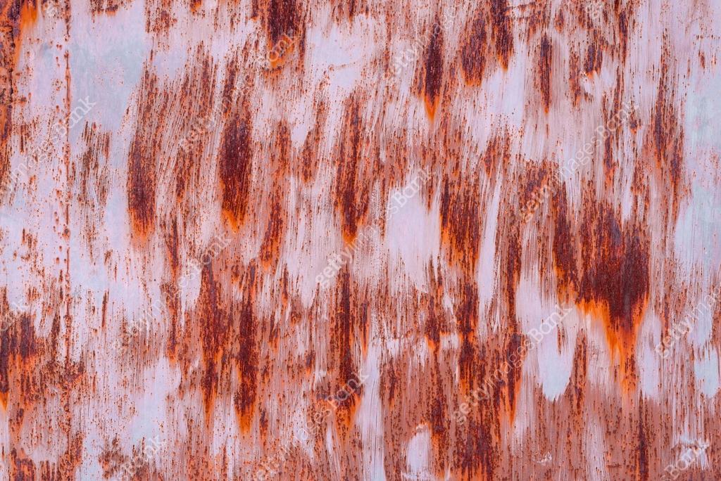 Faded Rust Color Screenprint Color Metal surface with traces of rust and faded paint. 이미지 (1495324197 ...