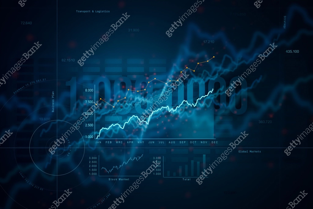 Rising graph, chart, positive growth. 이미지 (1497128415) 일러스트, 무료 일러스트 ...