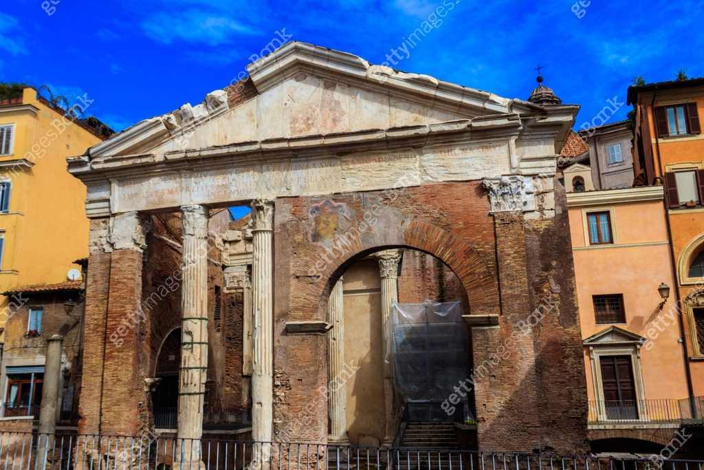 Poritco Rome Portico of Octavia is an ancient structure in Rome, Italy 이미지 ...