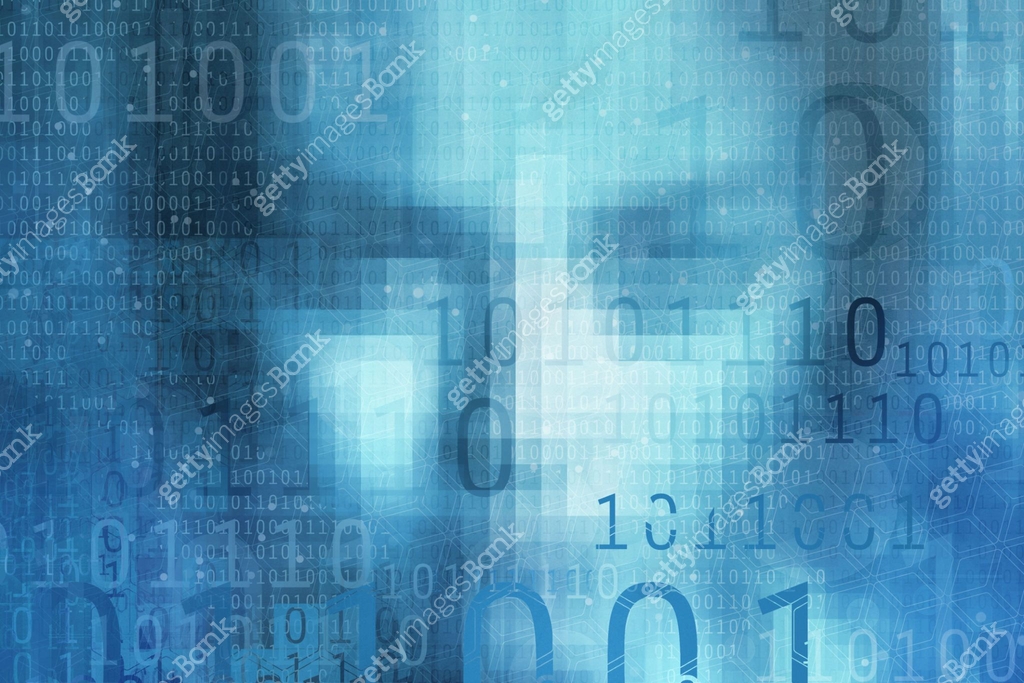 Entity Background AI - digital entity - pixelated face - abstract blue futuristic ...