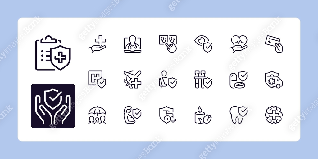 Health Insurance Icon Set Health insurance icon set 이미지 (1553727445) 일러스트, 무료 일러스트, 아이콘, 무료 아이콘 ...