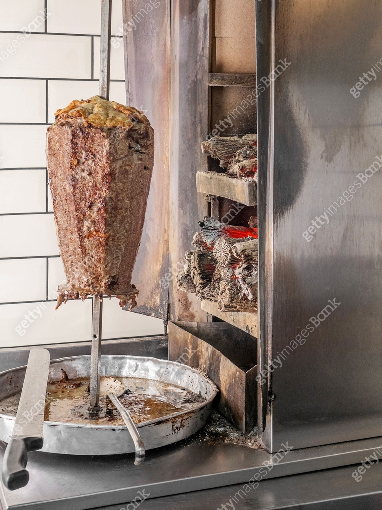 Turkish style Meat doner, Doner Kebab, Turkish doner kebab, Kebab ...