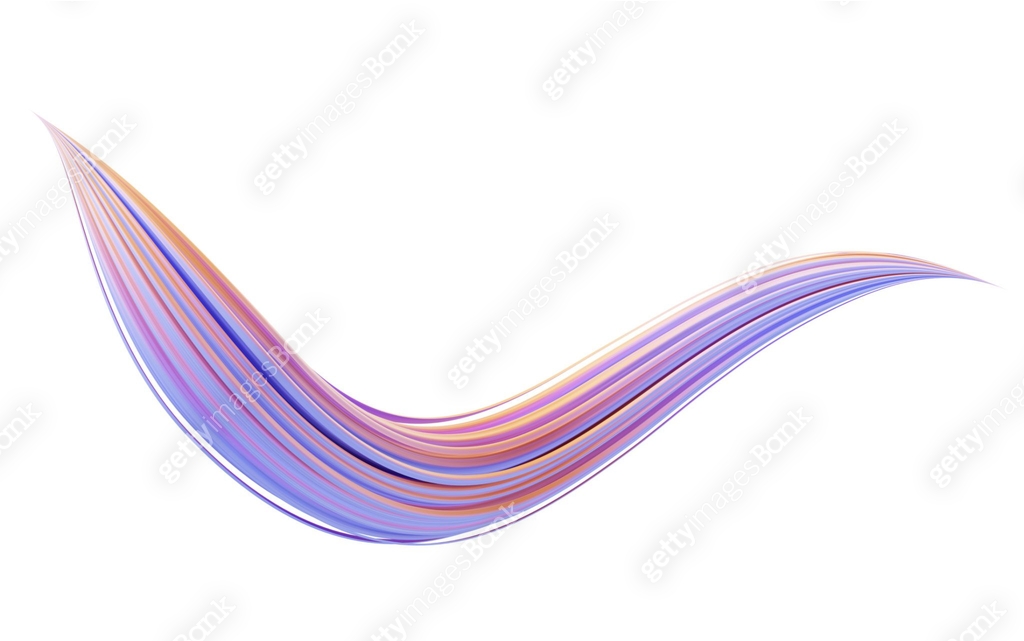 Flowing Math Line Flowing curve geometry lines, 3d rendering. 이미지 (1520947343) 일러스트, 무료 ...