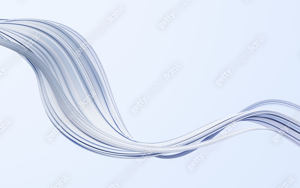 Flowing Math Line Flowing and twist geometry lines, 3d rendering. 이미지 (1575390346) 일러스트 ...