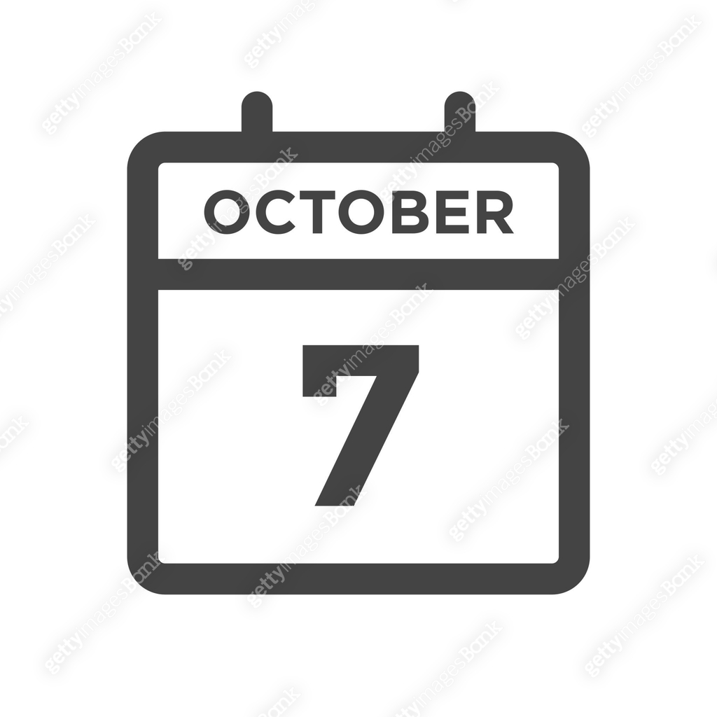 October 7 Calendar Day or Calender Date for Deadlines or Appointment October 7 Calendar Day or Calender Date for Deadlines or Appointment