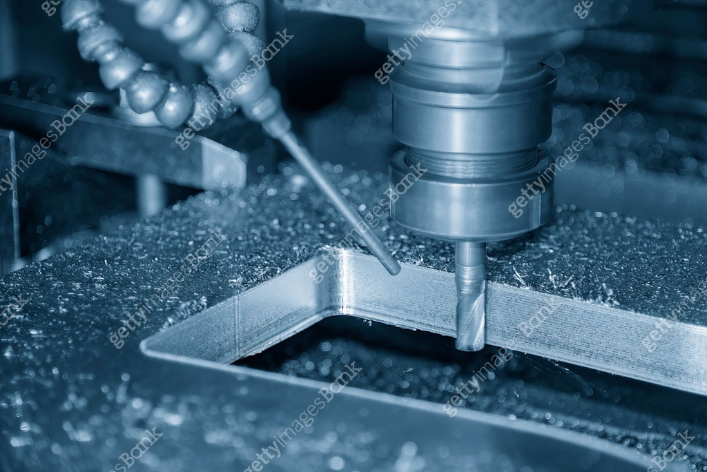 Cutting Injection The CNC milling machine cutting injection mold part by solid ball end ...
