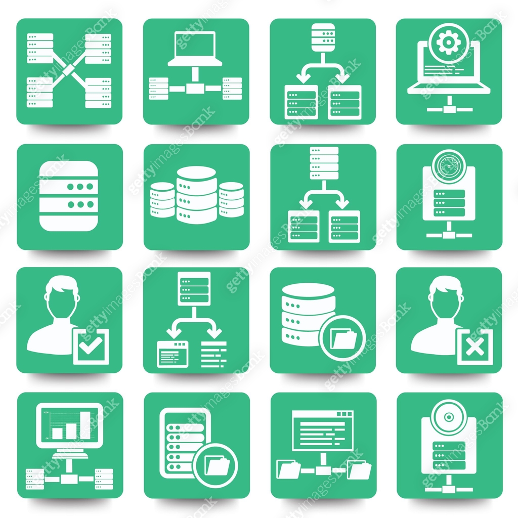 Big Data And Database Vector Icon Set 이미지 (1682796529) 일러스트, 무료 일러스트 ...