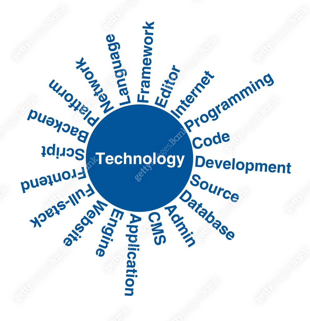 Technology computer programming terms vector illustration concept 이미지 ...