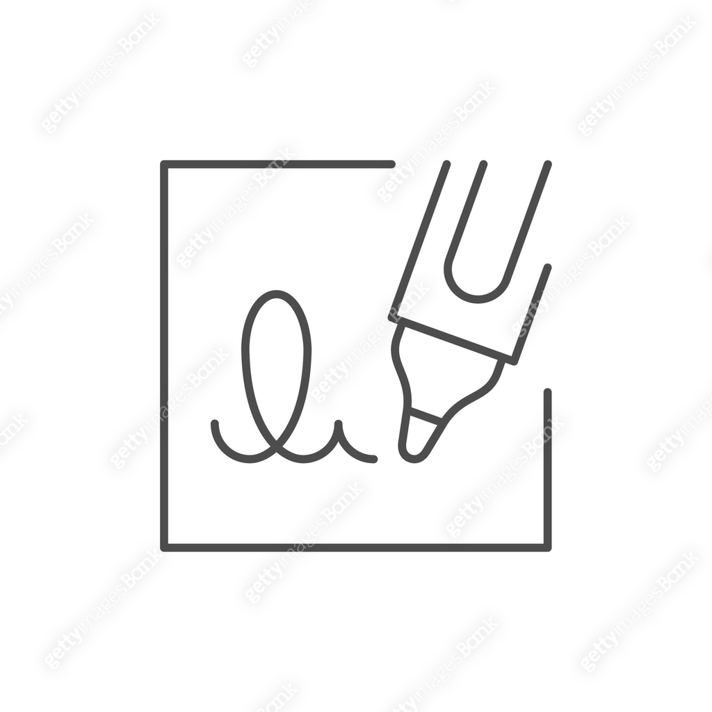 Handwritten note line outline icon 이미지 (1765427956) 일러스트, 무료 일러스트, 아이콘 ...
