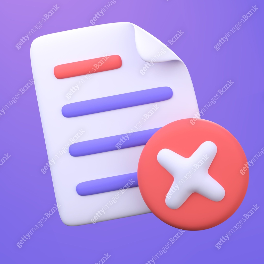 3D document icon. Office business element with clipping path. 이미지 ...
