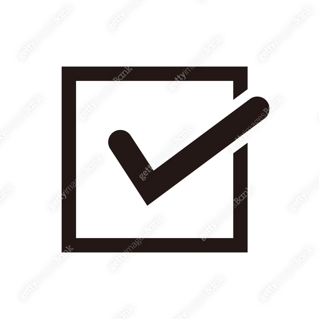 Check boxes, check marks, simple and easy to use. 이미지 (1714159378) 일러스트 ...