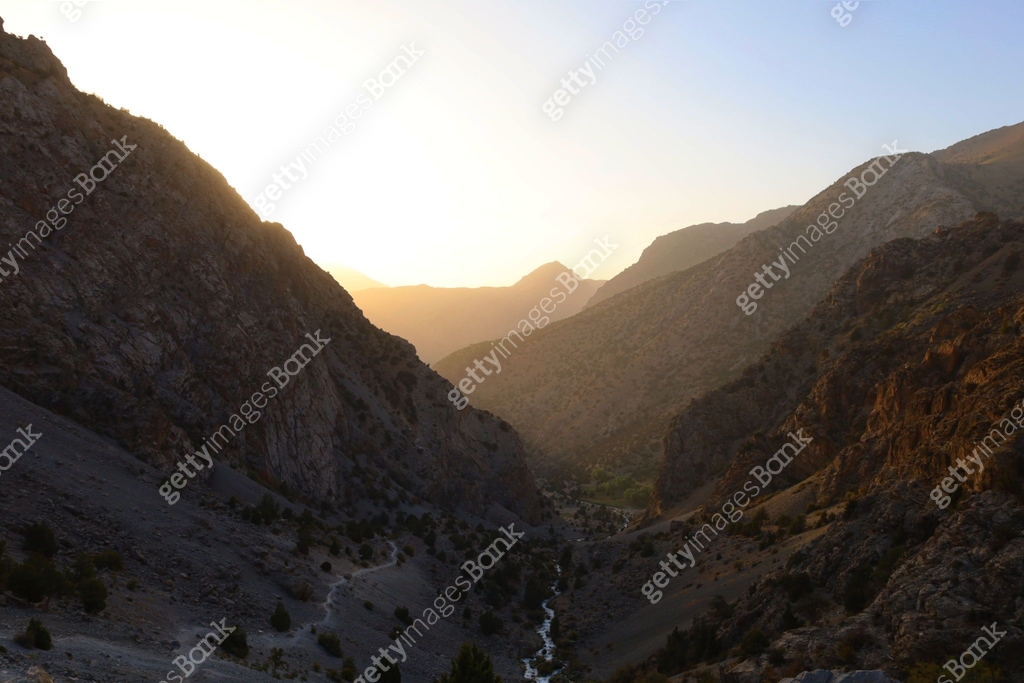 Mountain Landscape On A Hiking Trail From Artuch Tu Kulikalon Lakes In mountain-landscape-on-a-hiking-trail-from-artuch-tu-kulikalon-lakes-in