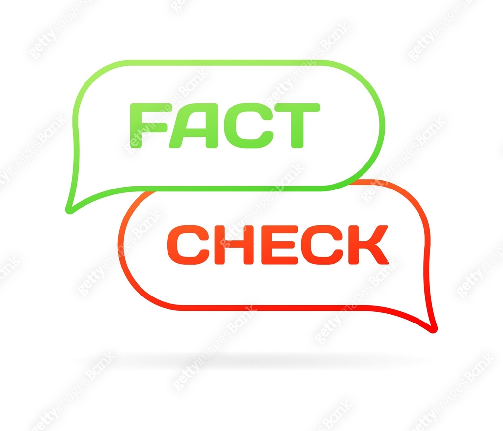 Fact and check bubbles. Outline, color, fact speech bubble, check ...