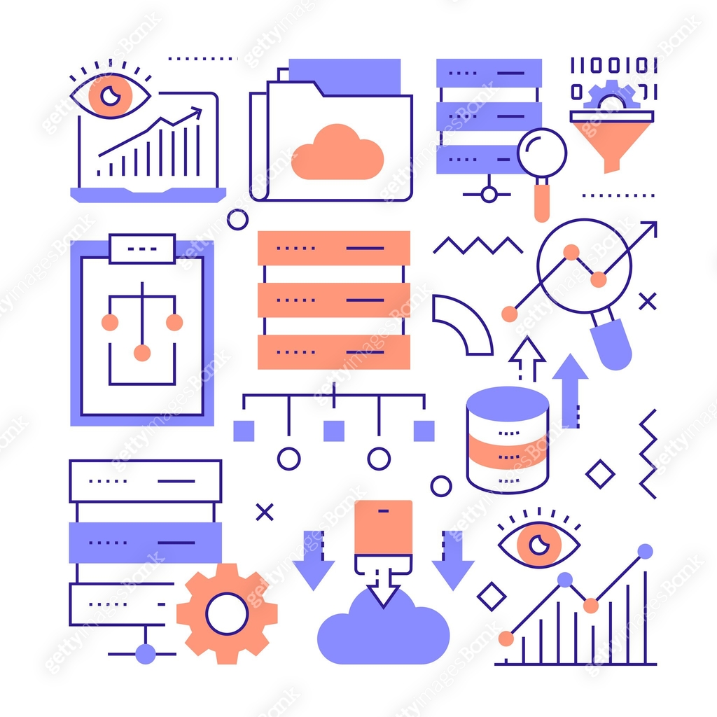 Data Related BIG DATA Related Banner Design for Web Page, Headline, Brochure, Annual ...