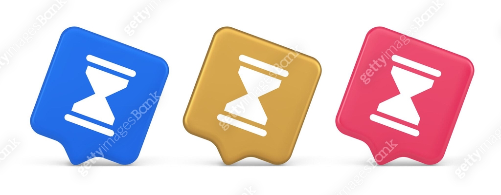 Hourglass sand watch time measurement button countdown minute hour ...