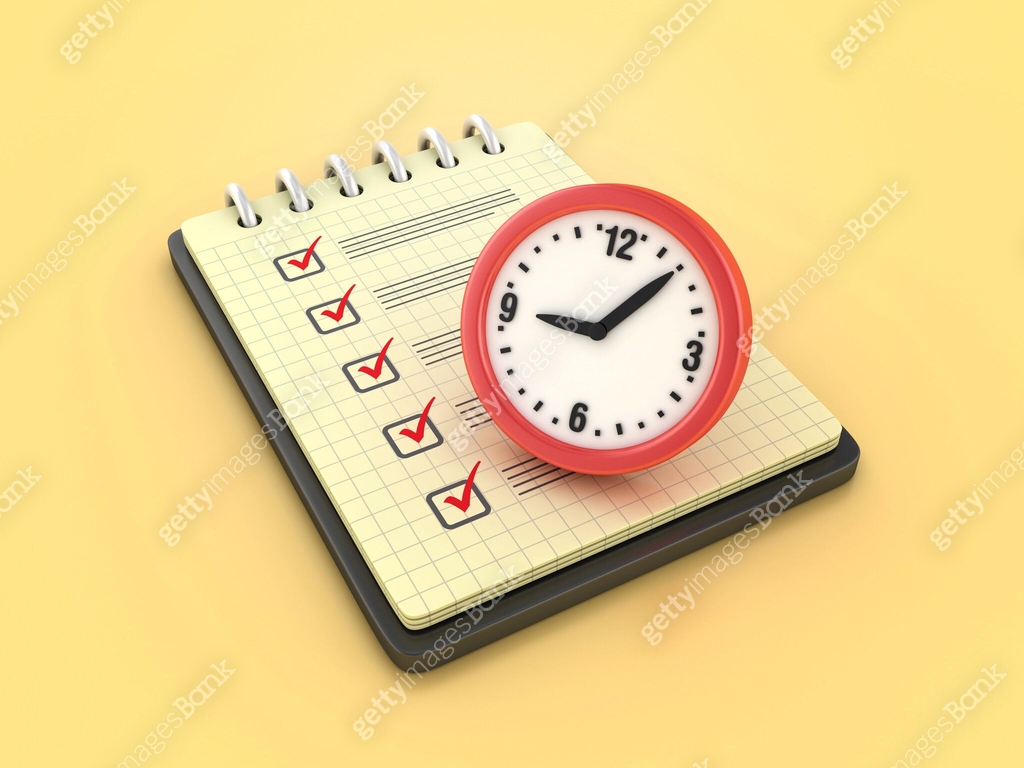 Time Check 3D Clock with Check List Clipboard 이미지 (1910704800) 일러스트, 무료 일러스트 - 게티이미지뱅크