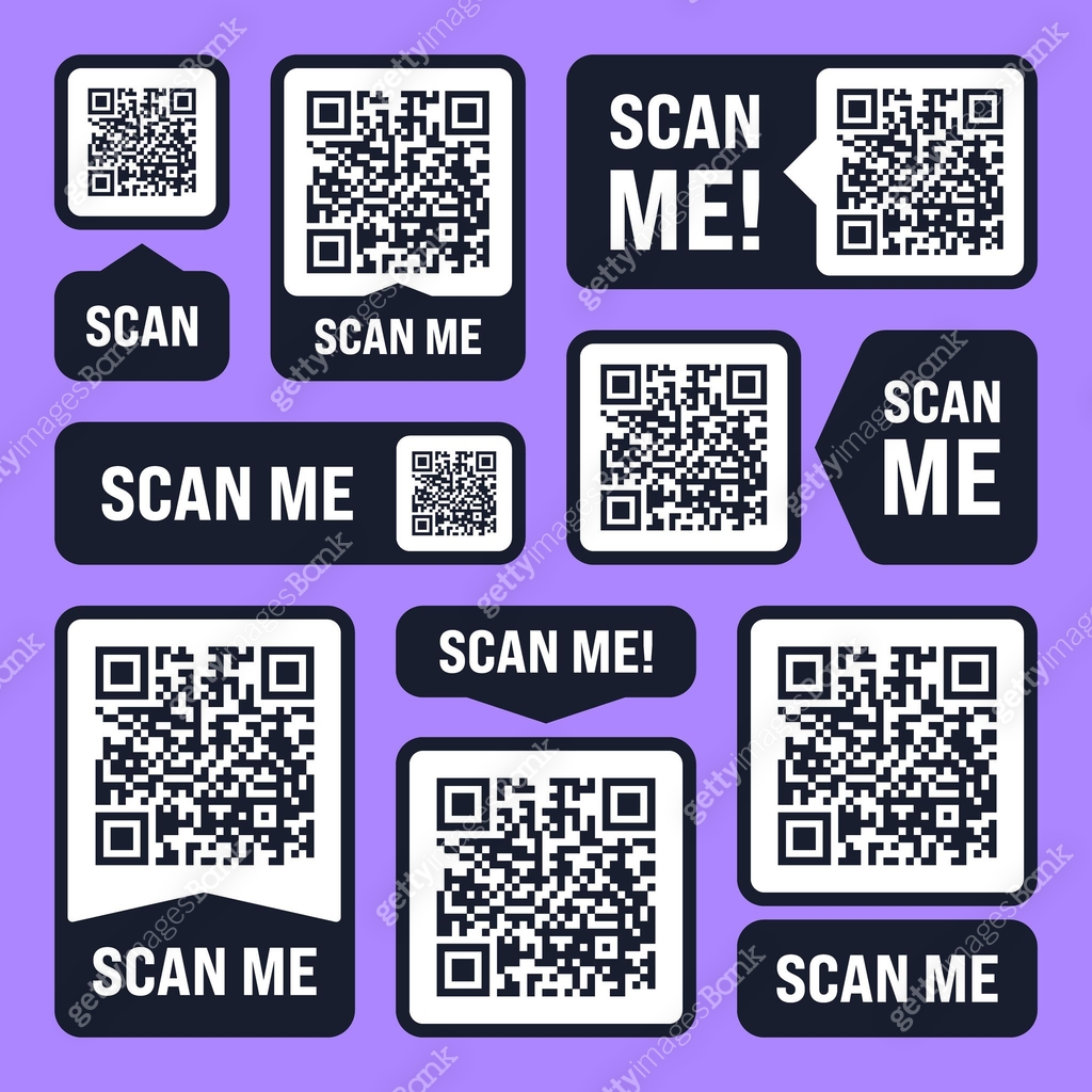 Number Scan Sticker Scan me QR code sticker. Online payment. Special offer sale stickers ...