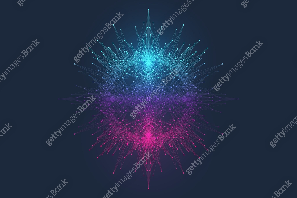 Quantum Computing Idea Design Element Concept. Deep Learning Artificial ...