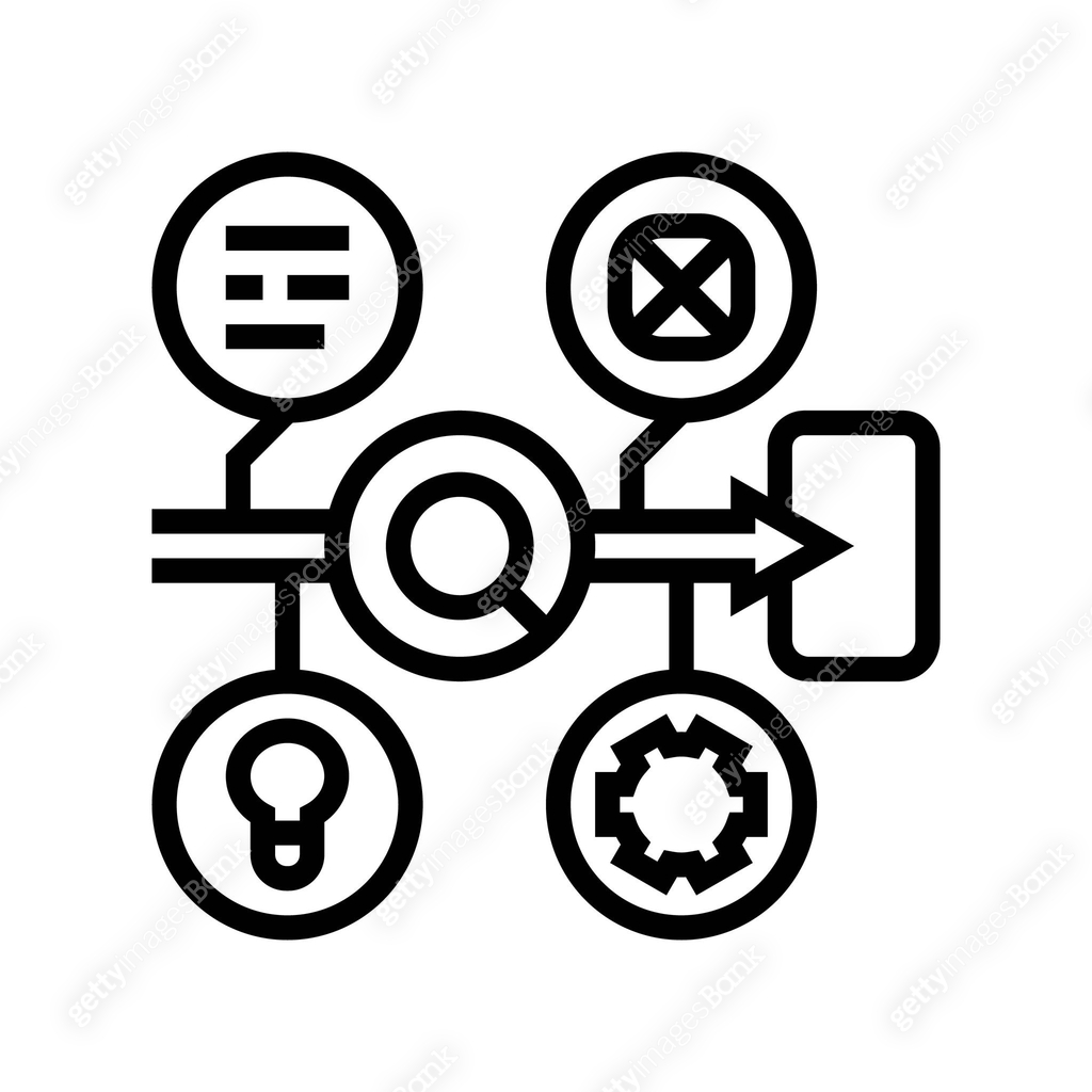 design sprint ux ui line icon vector illustration 이미지 (2077513300) 일러스트 ...