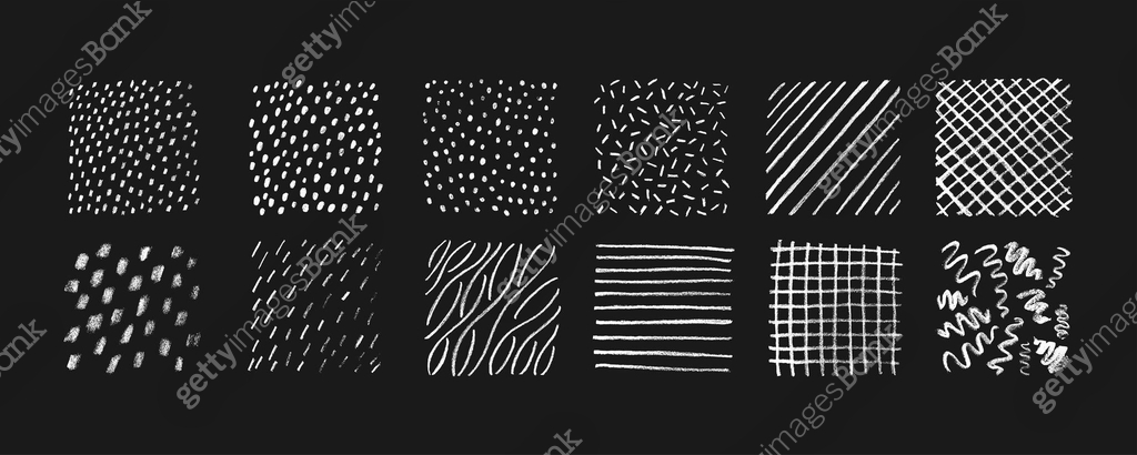 Hand drawn pencil textures pattern set. 이미지 (2079454323) 일러스트, 무료 일러스트 ...