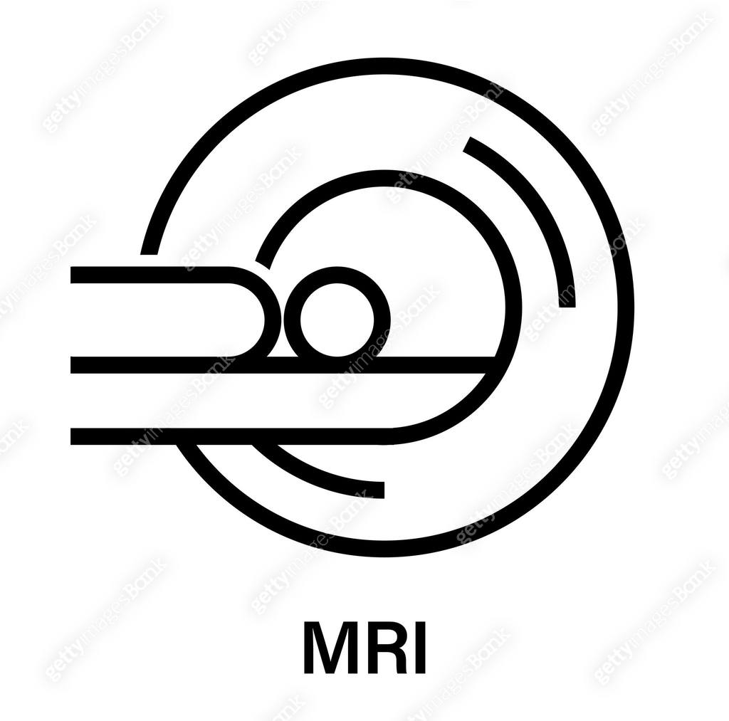 MRI and patient simple medical icon 이미지 (2067465911) 일러스트, 무료 일러스트 - 게티 ...