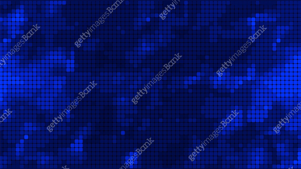 Blue pixel gradient background. Mosaic with background color change ...